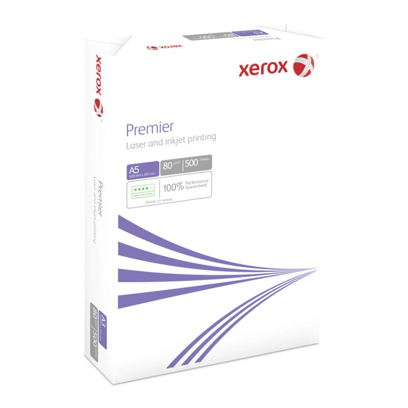 XEROX Premier Papier Business blanc A5 80g - 1 Carton (5000 Feuilles)