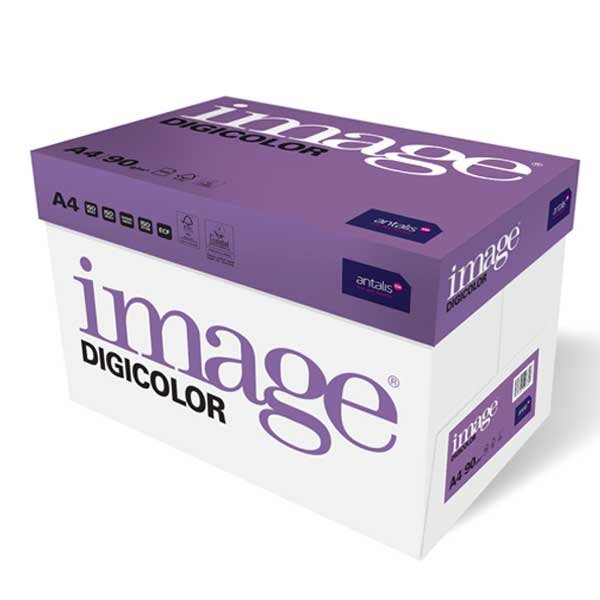 IMAGE Digicolor Farblaserpapier hochweiss A3 120g - 1 Karton (1500 Blatt)