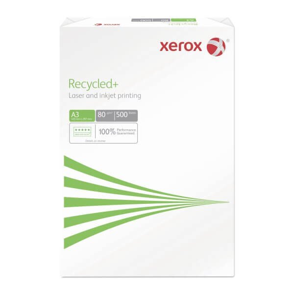 XEROX Recycled+ Recyclingpapier A3 80g - 1 Karton (2500 Blatt)