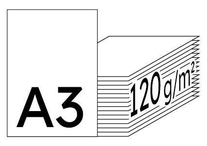 COLOR COPY Papier Laser couleur extra blanc A3 120g - 1 Carton (1750 Feuilles)