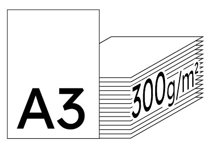 COLOR COPY Farblaserpapier hochweiss A3 300g - 1 Karton (625 Blatt)