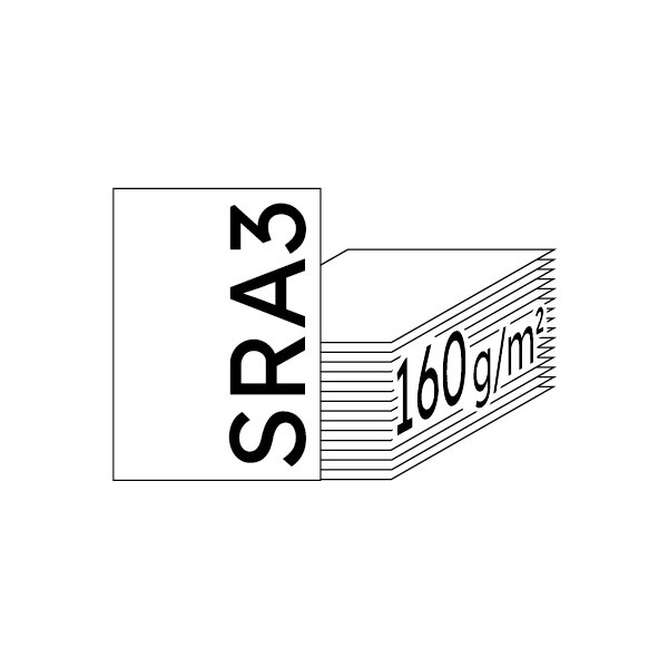COLOR COPY Papier Laser couleur extra blanc SRA3 160g - 1 Carton (1250 Feuilles)