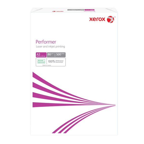 XEROX Performer Universalpapier weiss A3 80g - 1 Palette (50000 Blatt)
