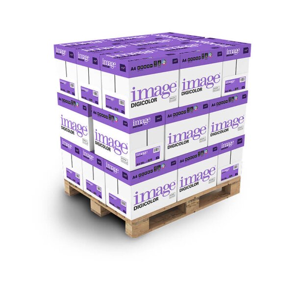 IMAGE Digicolor Farblaserpapier hochweiss A3 300g - 1 Palette (5000 Blatt)