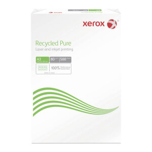 XEROX Recycled Pure Papier recyclé A3 80g - 1 Palette (50000 Feuilles)