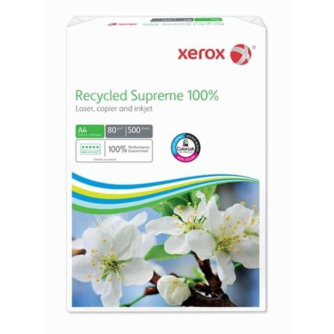 XEROX Recycled Supreme 100% Recyclingpapier A4 80g - 1 Palette (100000 Blatt)