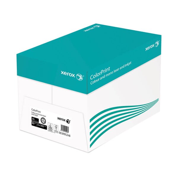 XEROX ColorPrint Papier Laser couleur blanc A4 80g - 1 Palette (100000 Feuilles)