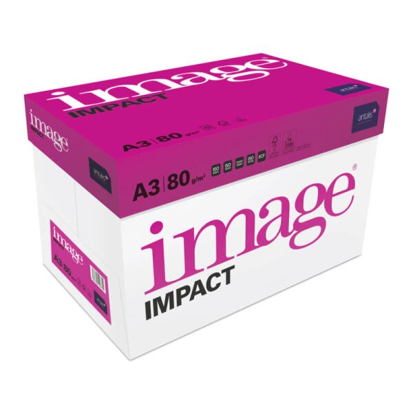 IMAGE Impact Premiumpapier hochweiss A3 80g - 1 Palette (50000 Blatt)