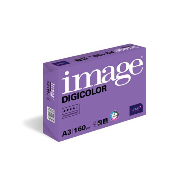 IMAGE Digicolor Farblaserpapier hochweiss A3 160g - 1 Palette (25000 Blatt)