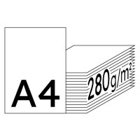 COLOR COPY Farblaserpapier hochweiss A4 280g - 1 Palette (30000 Blatt)