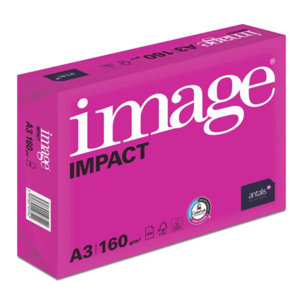 IMAGE Impact Premiumpapier hochweiss A3 160g - 1 Palette (25000 Blatt)