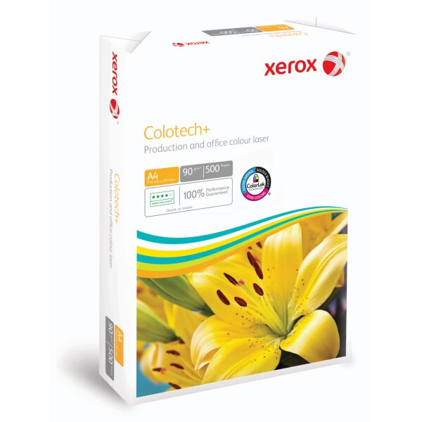 XEROX Colotech+ Farblaserpapier weiss A4 90g - 1 Palette (100000 Blatt)