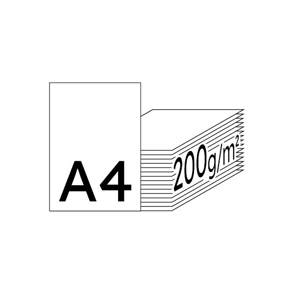 IMAGE Impact Papier Premium extra blanc A4 200g - 1 Palette (40000 Feuilles)