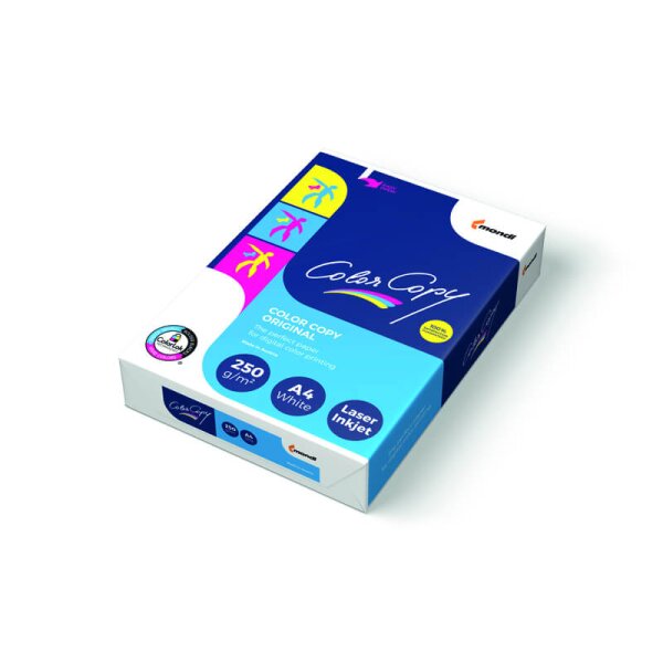 COLOR COPY Papier Laser couleur extra blanc A4 250g - 1 Palette (35000 Feuilles)
