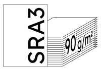 IMAGE Digicolor Farblaserpapier hochweiss SRA3 90g - 1...
