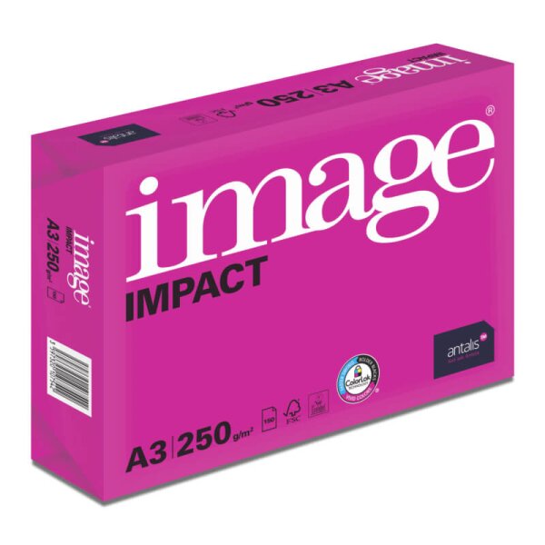 IMAGE Impact Premiumpapier hochweiss A3 250g - 1 Palette (15000 Blatt)