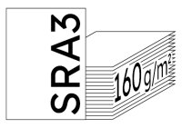IMAGE Digicolor Farblaserpapier hochweiss SRA3 160g - 1 Palette (20000 Blatt)